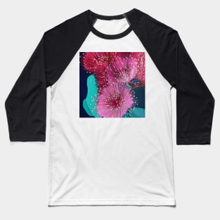 Australian Pink Gum Flowers by Leah Gay Baseball T-Shirt